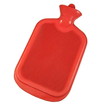 Igemy Hand Warmer Bag Neck Legs Long Hot Water Bottle with Cover Mini Pure Natural Rubber Kids Warm Hot Water Bag Thermotherapy Natural for Back 